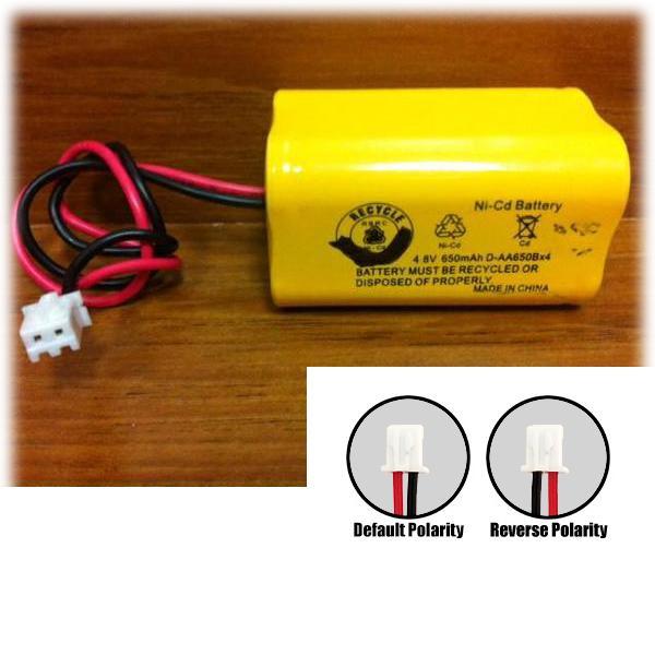 4.8V 650mAH D-AA650Bx4